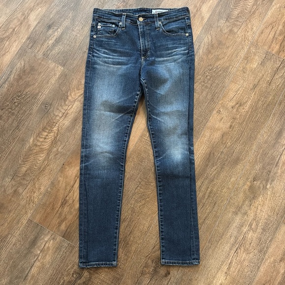 Ag Adriano Goldschmied Women’s The Farrah Skinny Ankle Jeans Size 29 Medium Wash - Picture 1 of 16